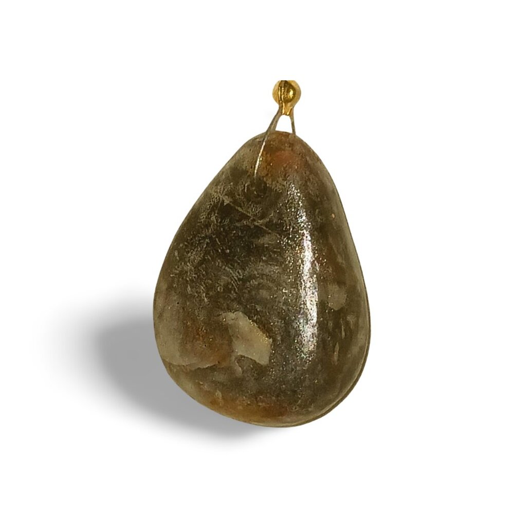 L Agate Pendant - gray/multicolor - beautiful